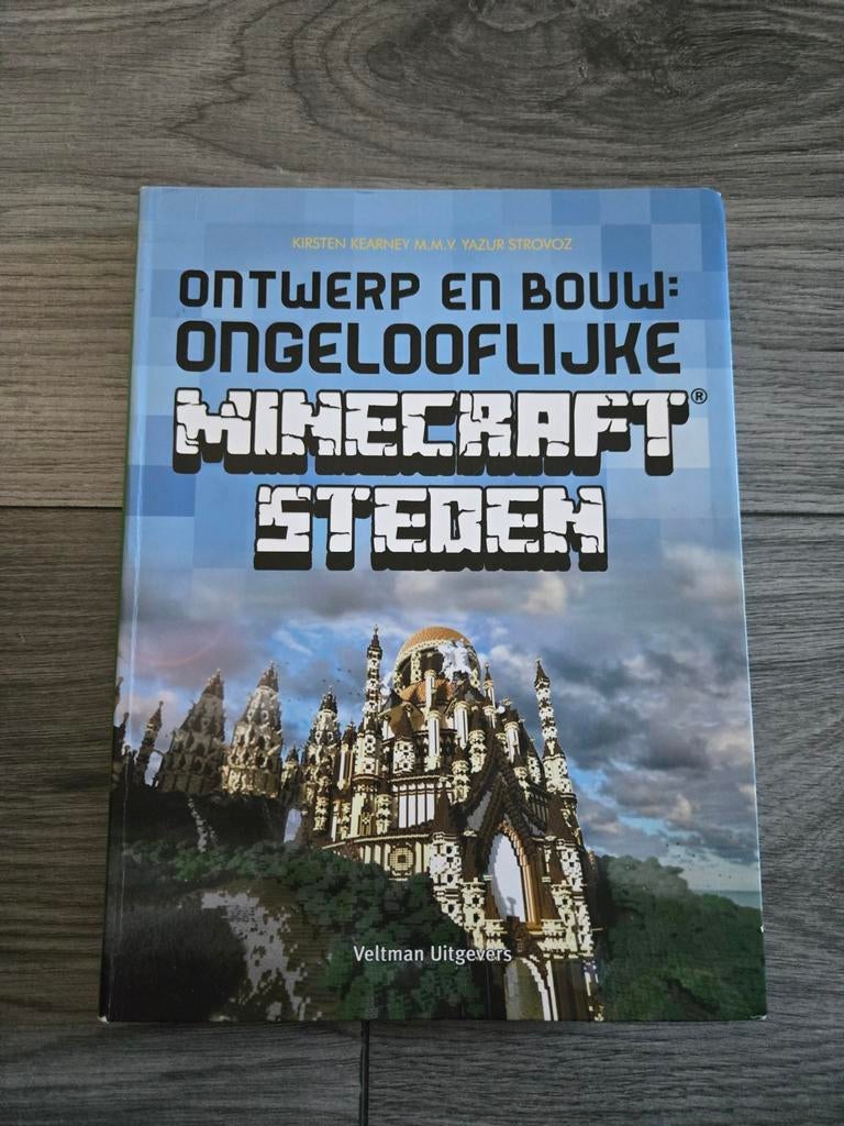 Minecraft boek ontwerp en bouw, Ophalen, Non-fictie, Zo goed als nieuw, Yazur Strovoz; Kirsten Kearney