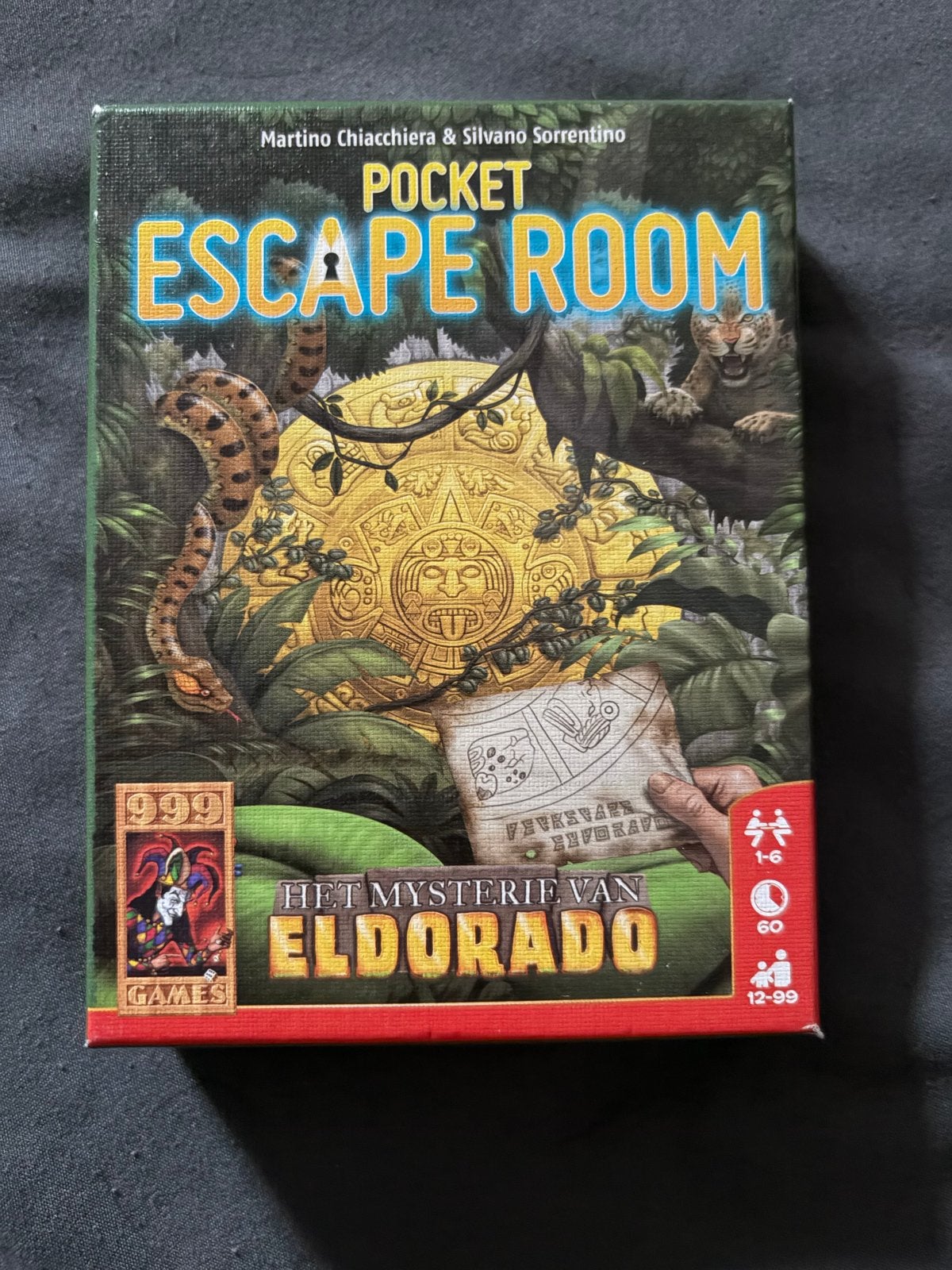 Pocket Escape Room: Het Mysterie van Eldorado, Een of twee spelers, Ophalen of Verzenden, Zo goed als nieuw