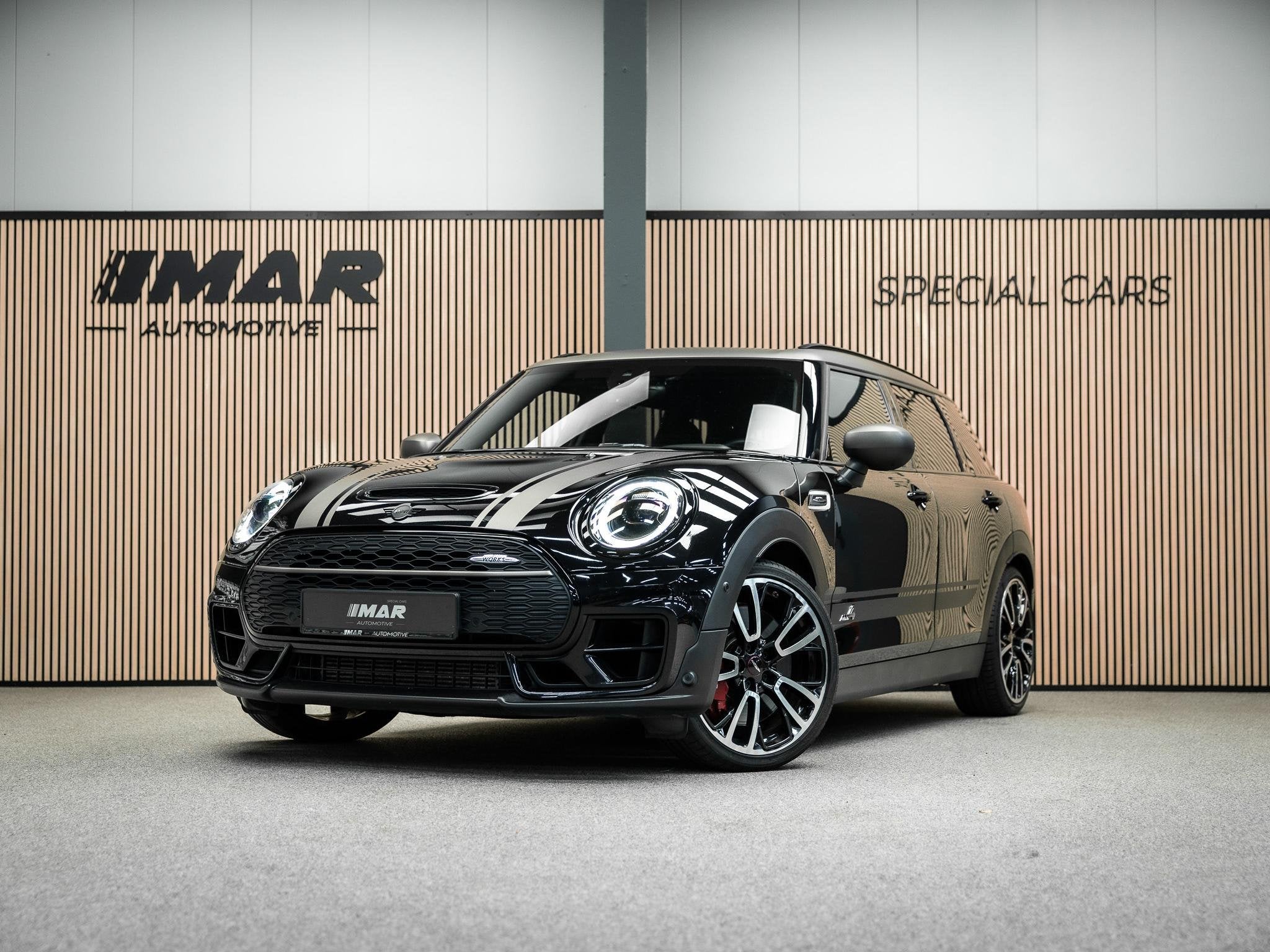 MINI Clubman 2.0 JCW ALL4 John Cooper Works | JCW | Rood dak, Auto's, Gebruikt, 4 cilinders, Alcantara, Zwart
