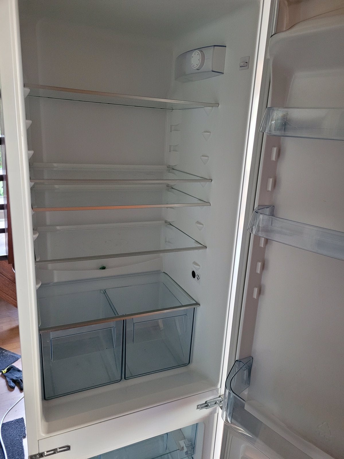 Yuno koel-vriescombinatie inbouw, Ophalen, Gebruikt, 200 liter of meer, Met aparte vriezer