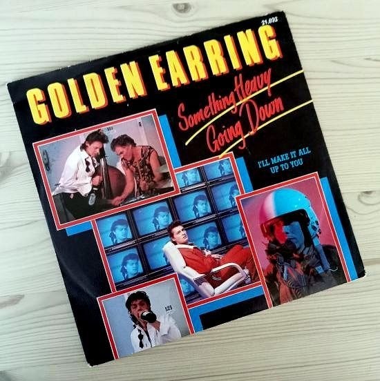 Golden Earring: Something heavy going down. (Duitsland), Cd's en Dvd's, Vinyl Singles, Ophalen of Verzenden, Gebruikt, Rock en Metal