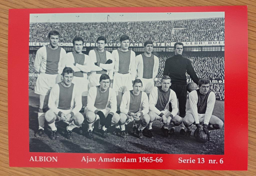 Complete serie van 10 foto kaarten Ajax, Ophalen of Verzenden, Zo goed als nieuw, Ajax, Poster, Plaatje of Sticker