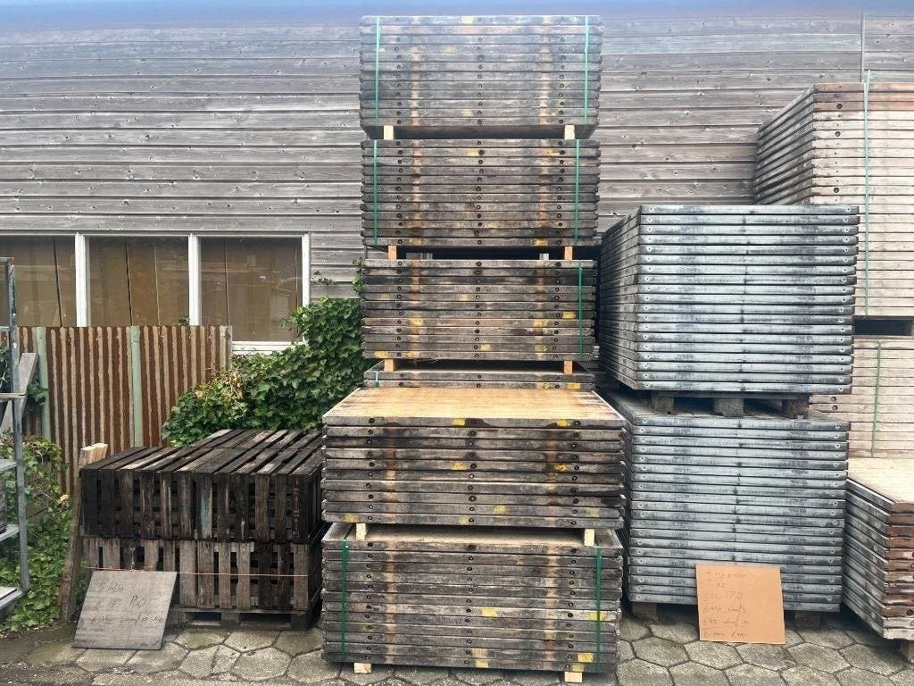 Steenschotten Hardhout, 95x140 , 50mm dik , MOOIE KWALITEIT, Gebruikt, Palen, Ophalen of Verzenden, Hardhout
