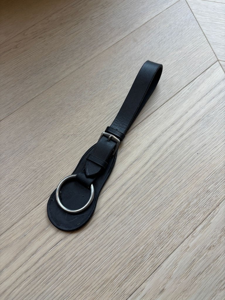 Singellus met ring leer zwart, Ophalen, Zo goed als nieuw, Dressuur