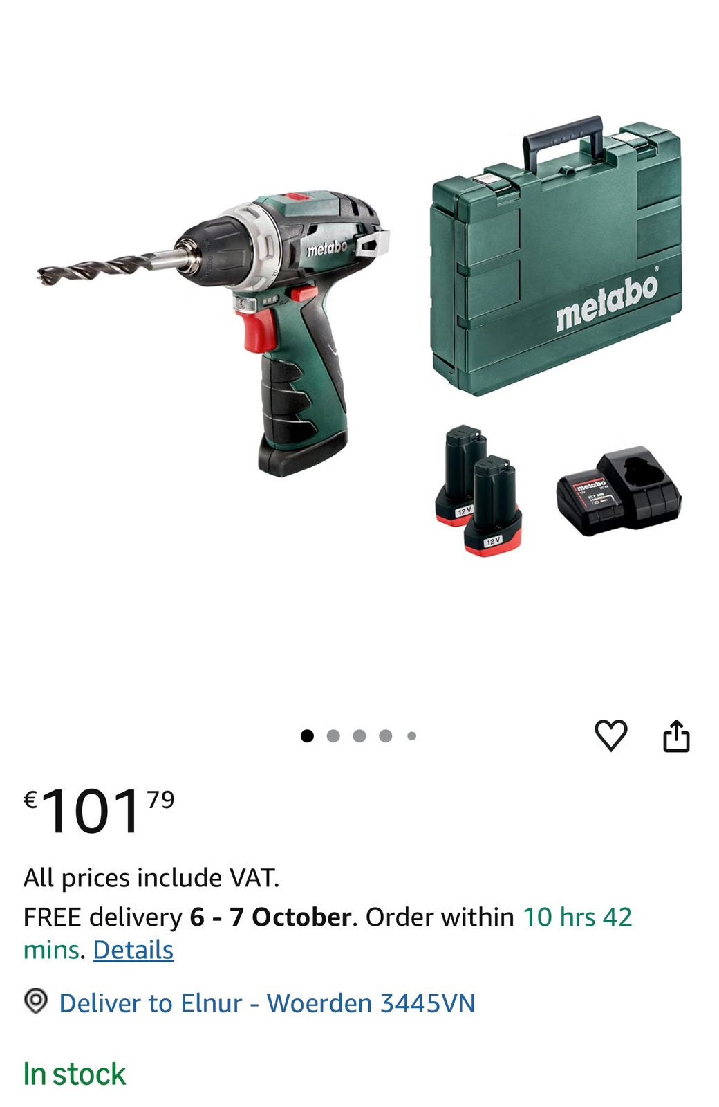 Metabo, Ophalen of Verzenden, Zo goed als nieuw
