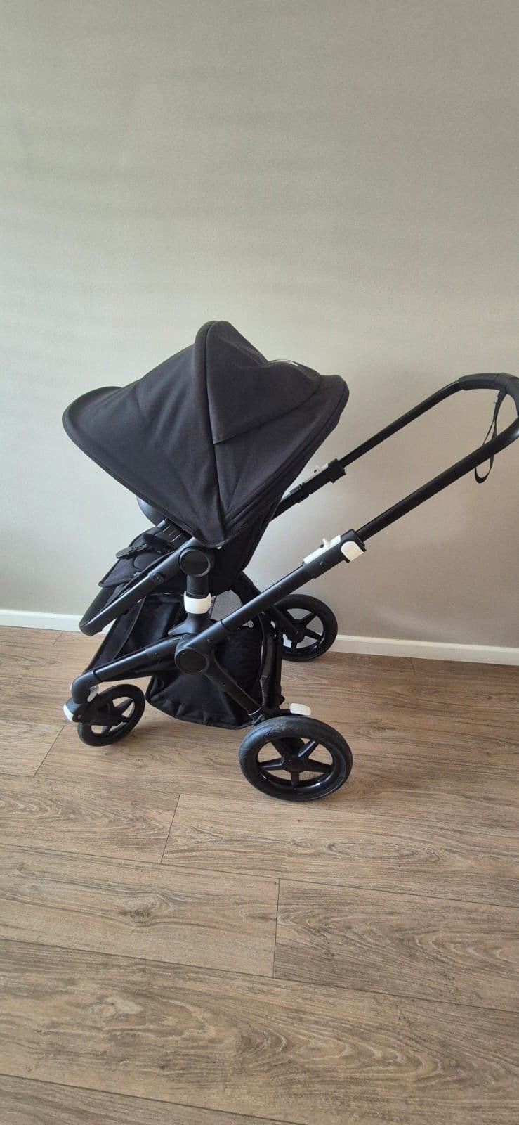 Bugaboo Fox 3 Zwart - Zo goed als nieuw met accessoires, Kinderwagen, Bugaboo, Ophalen of Verzenden, Zo goed als nieuw