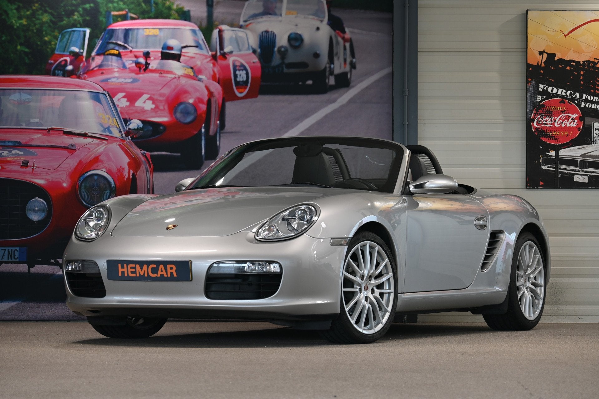 Porsche Boxster 2.7 (bj 2006), Auto's, Achterwielaandrijving, 1280 kg, Zwart, Bedrijf
