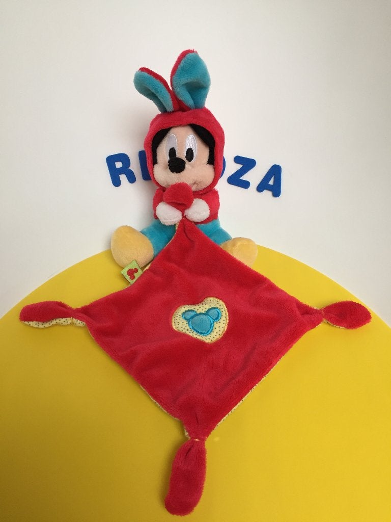 K4012 nicotoy Mickey Mouse met rood doekje, Ophalen of Verzenden, Zo goed als nieuw, Overige typen