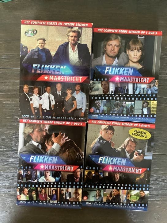 Flikken Maastricht - Seizoenen 1 t/m 5 (DVD Boxsets), Nederlands, Zo goed als nieuw, Inclusief doosje, Ophalen of Verzenden