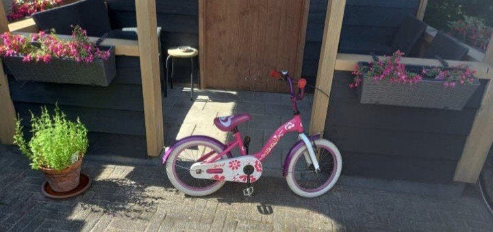 Meisjesfiets 16 inch, Ophalen, Gebruikt, 16 inch