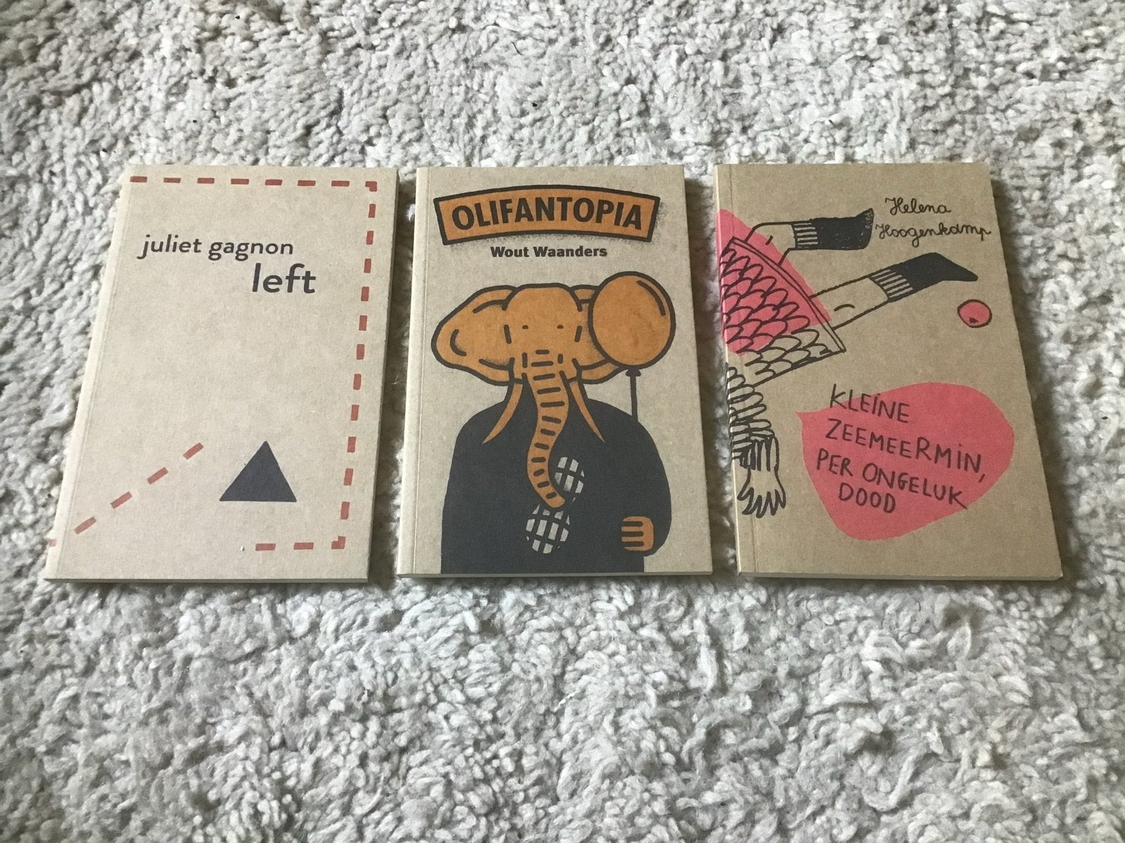 Set van 3 unieke boeken: Left, Olifantopia, Kleine Zeemeermi, Boeken, Ophalen of Verzenden, Zo goed als nieuw, Nederland