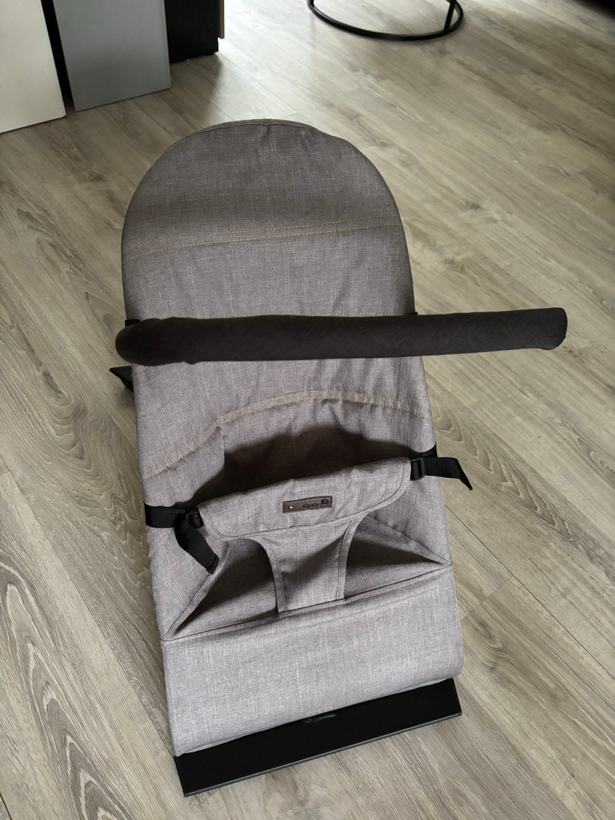 Qute Q-bouncer wipstoeltje met boog in goede staat, Kinderen en Baby's, Ophalen, Gebruikt, Wipstoel, Overige merken
