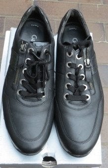Gabor dames comfort schoenen maat 43 leer wijdte H zwart, Zwart, Gabor, Ophalen of Verzenden, Sneakers of Gympen
