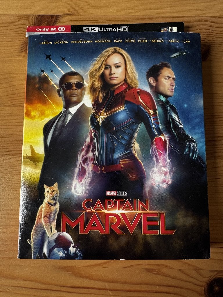 Captain Marvel blu ray 4K, Cd's en Dvd's, Vanaf 16 jaar, Film, Ophalen of Verzenden, Zo goed als nieuw