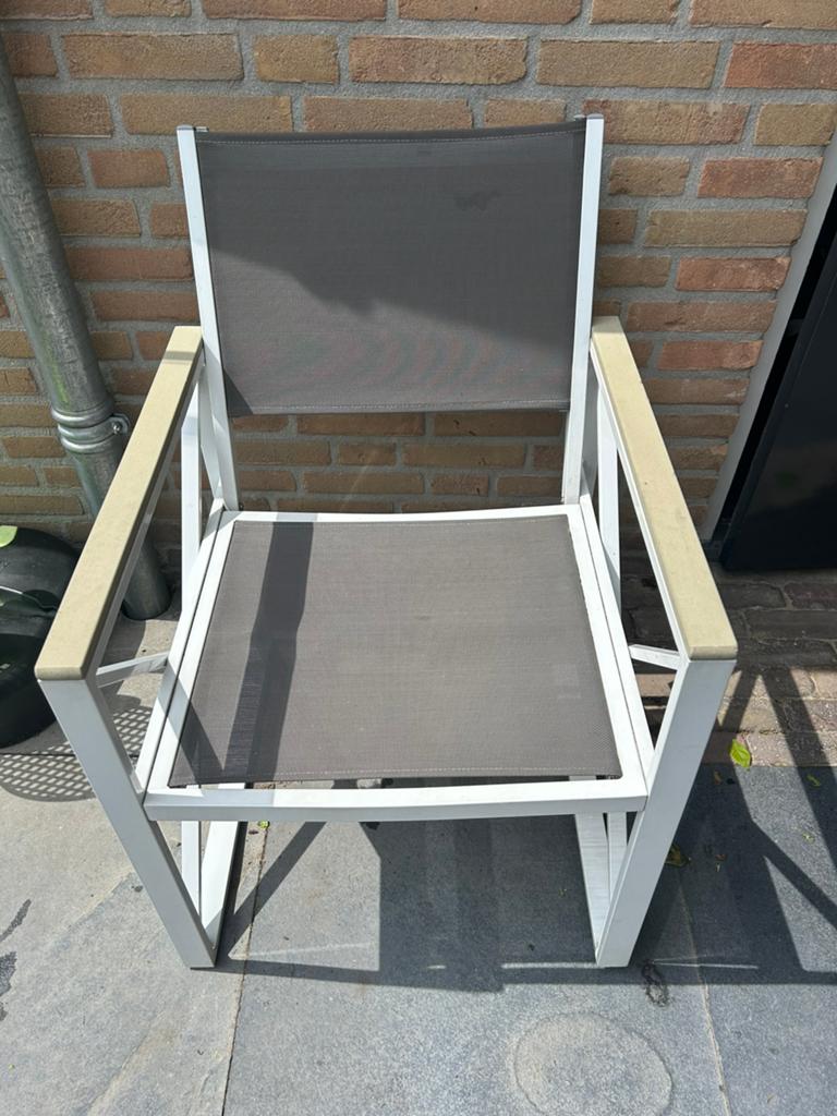 Tuinstoel, Ophalen, Zo goed als nieuw, Kunststof