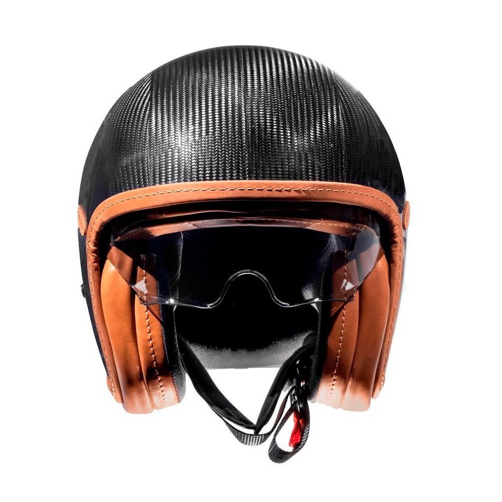 Premier Vintage Platinum Edition Carbon motorhelm SALE, XS, Jethelm, Kinderen, Ophalen