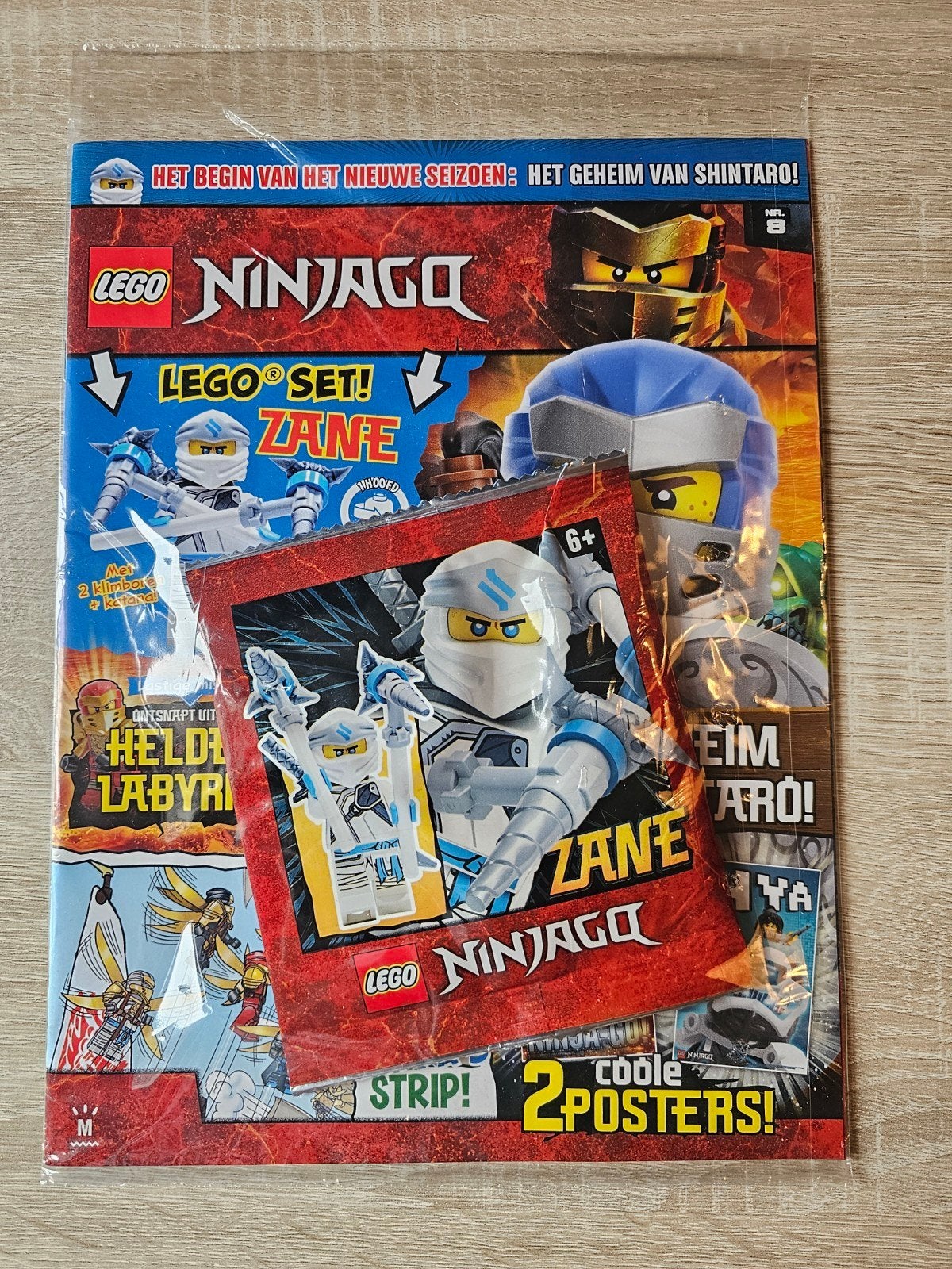 lego ninjago minifigure Zane, Ophalen of Verzenden