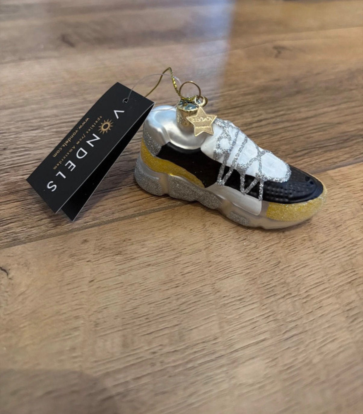 Vondels glazen kerstornament sneaker, Diversen, Ophalen of Verzenden, Nieuw