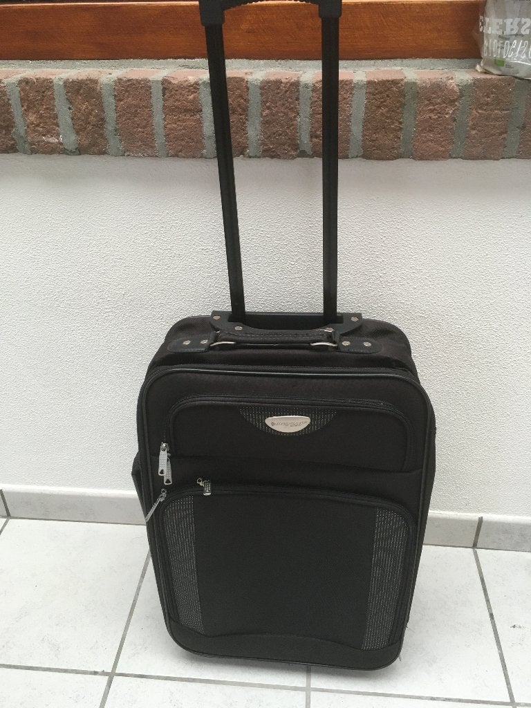 Dunlop trolley / reiskoffer, zwart !!!, 40 tot 60 cm, Zwart, Ophalen of Verzenden, Zo goed als nieuw