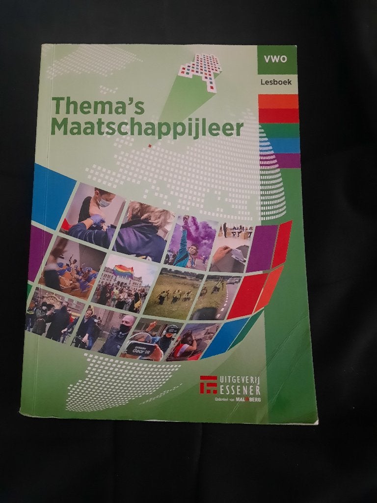 Thema's Maatschappijleer VWO Lesboek, Gelezen, VWO, Verzenden, Malmberg