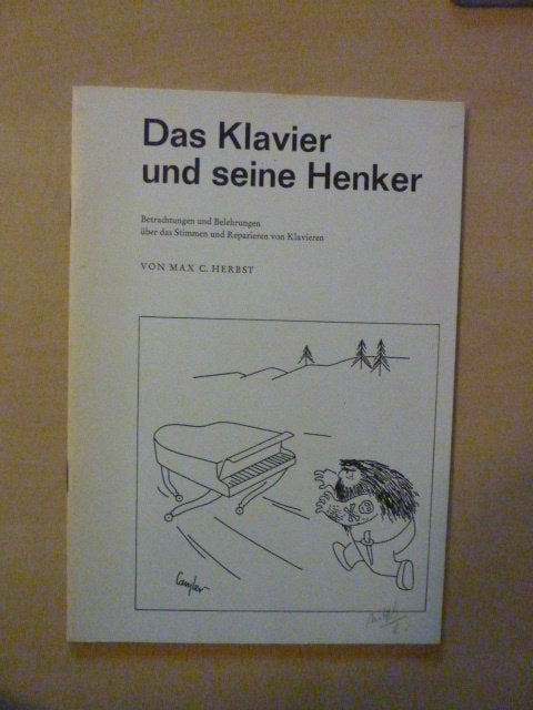 Max C. Herbst - Das klavier und seine Henker, Boeken, Verzenden, Zo goed als nieuw, Instrument