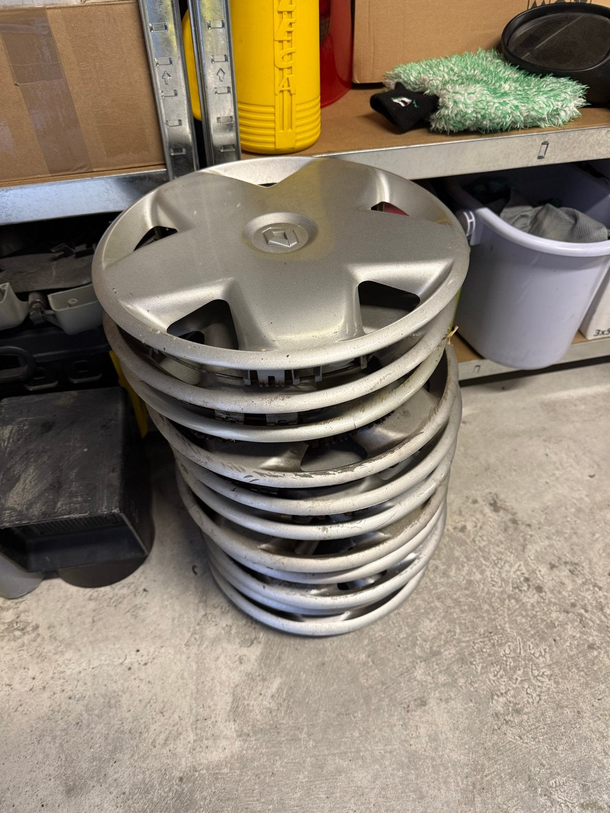 Set wieldoppen Renault 13 inch (Twingo), Auto diversen, Ophalen of Verzenden, Gebruikt