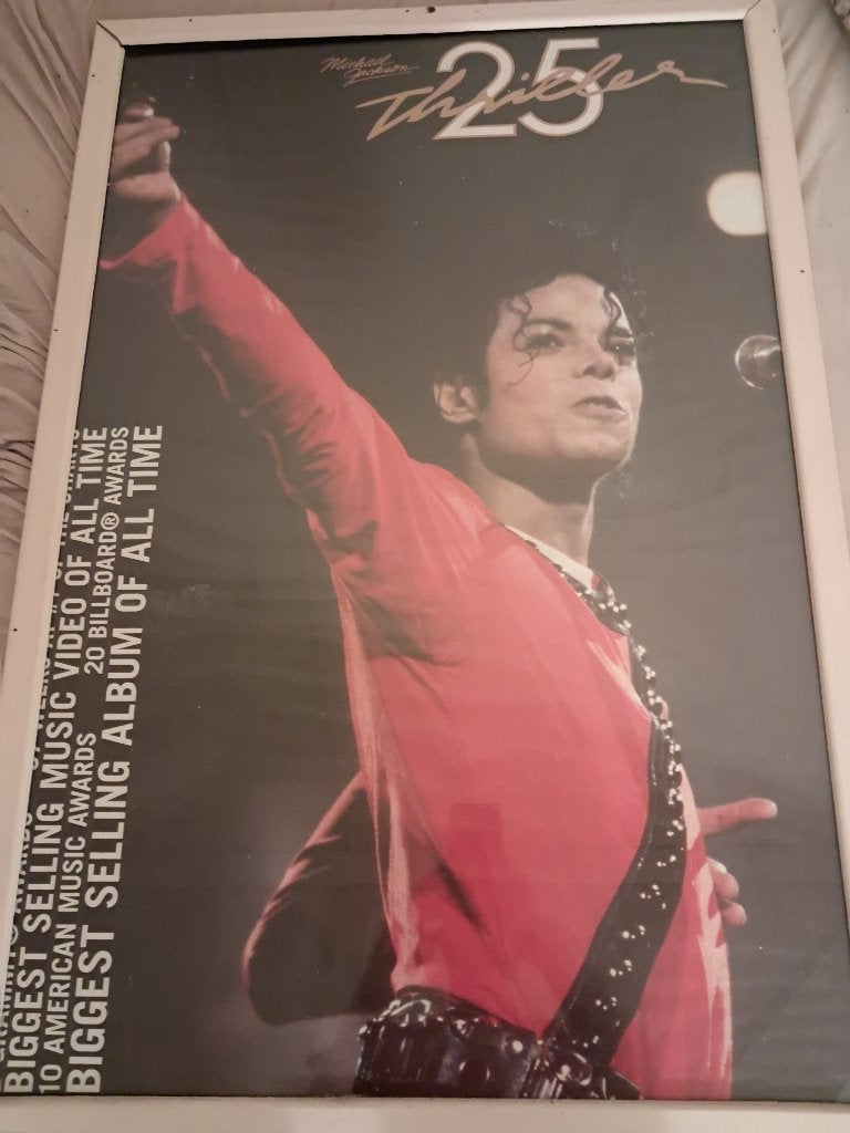 Poster michael jackson ingelijst te koop ophalen in utrecht, Ophalen, Met lijst, Zo goed als nieuw, A1 t/m A3