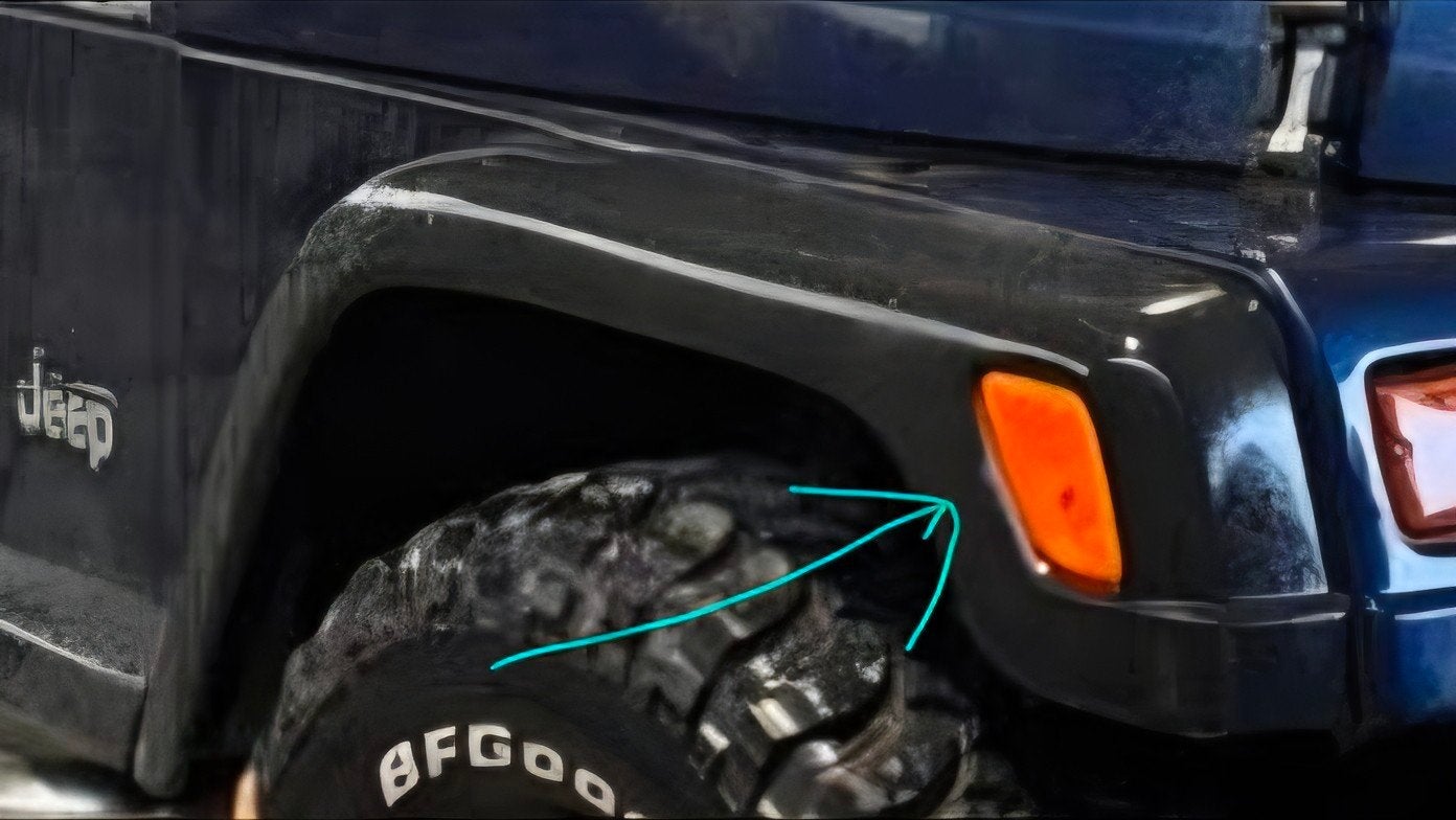 Gezocht: rechter knipperlicht Jeep TJ, Ophalen of Verzenden, Jeep