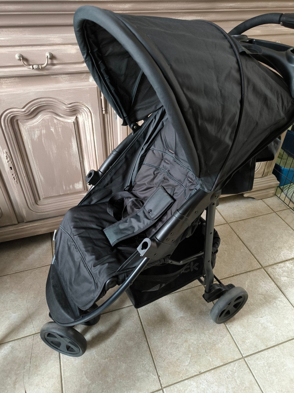 Buggy van Hauck met regenhoes en voetenzakje, Ophalen, Zo goed als nieuw, Regenhoes