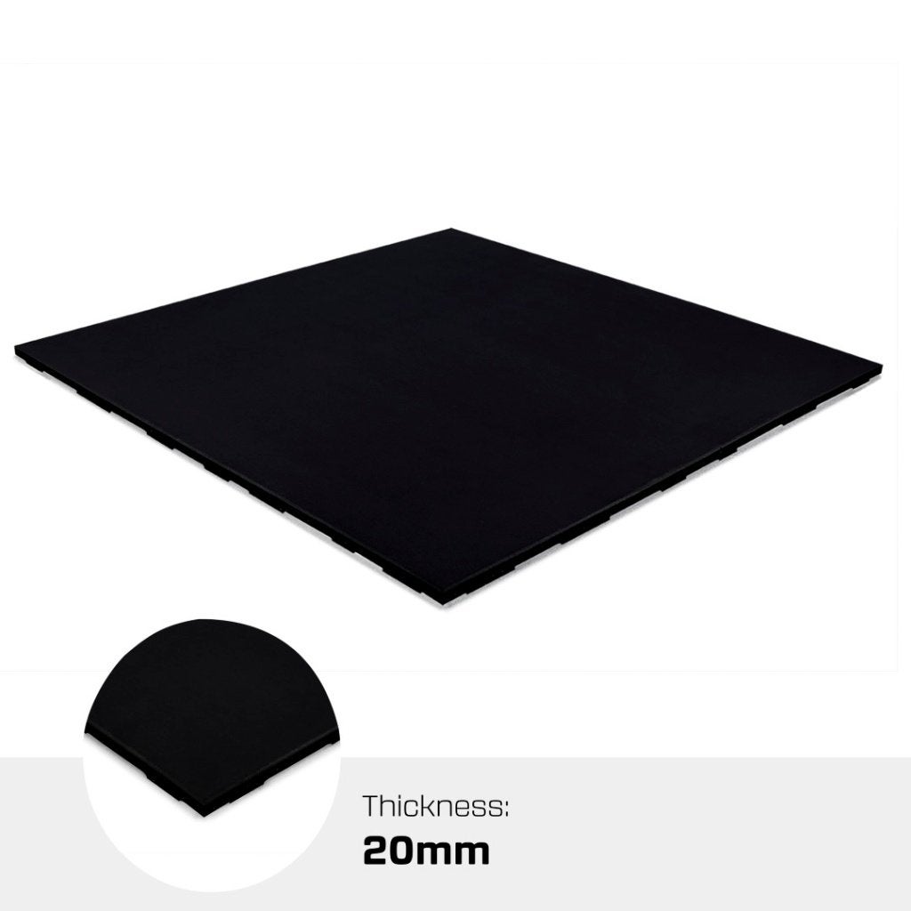Rubber connect tegels 2 cm - topkwaliteit - 5 jr garantie, Verzenden, Prive, Nieuw, Fitnessmat