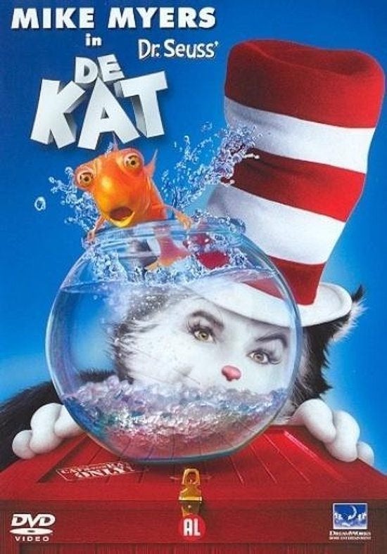 Dr. Seuss' Cat In The Hat, Vanaf 12 jaar, Ophalen of Verzenden, Zo goed als nieuw, Romantische komedie