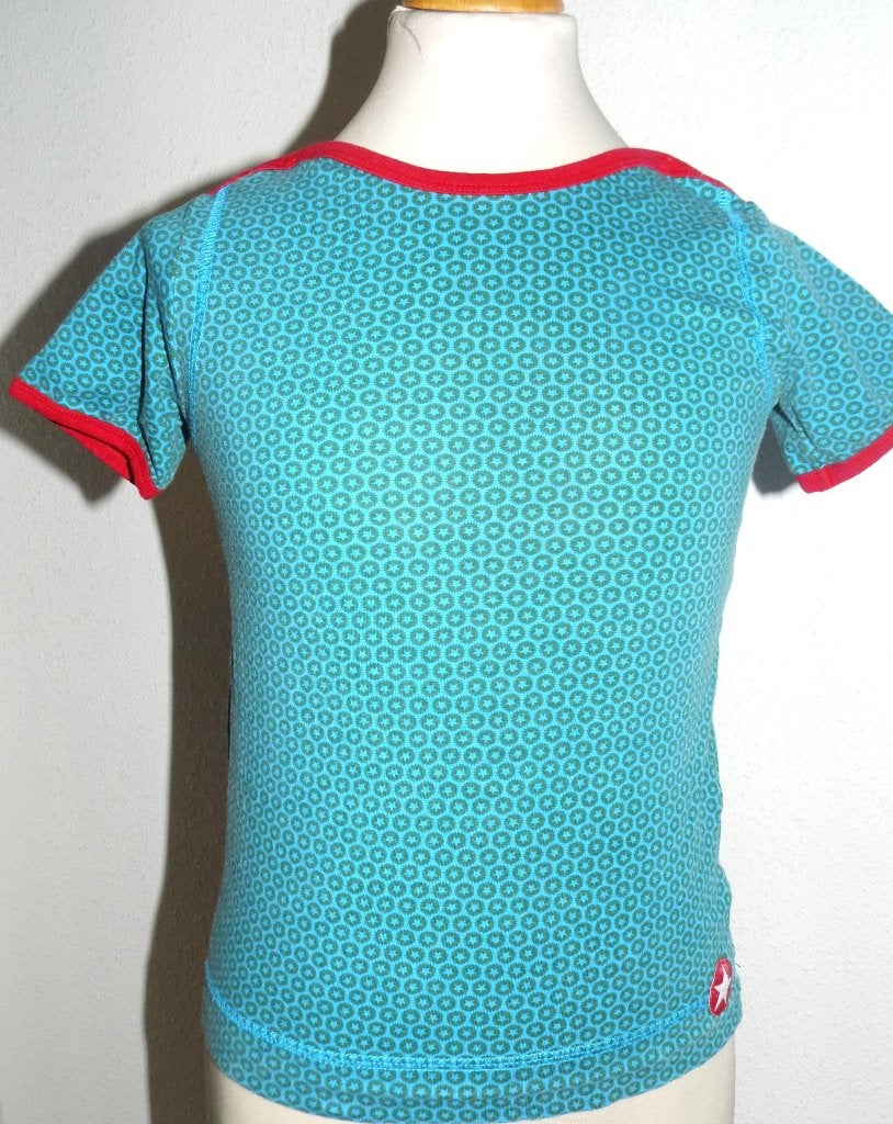 mooi Kik Kid shirt bio katoen maat 122, Ophalen of Verzenden, Zo goed als nieuw, Shirt of Longsleeve, Kik Kid