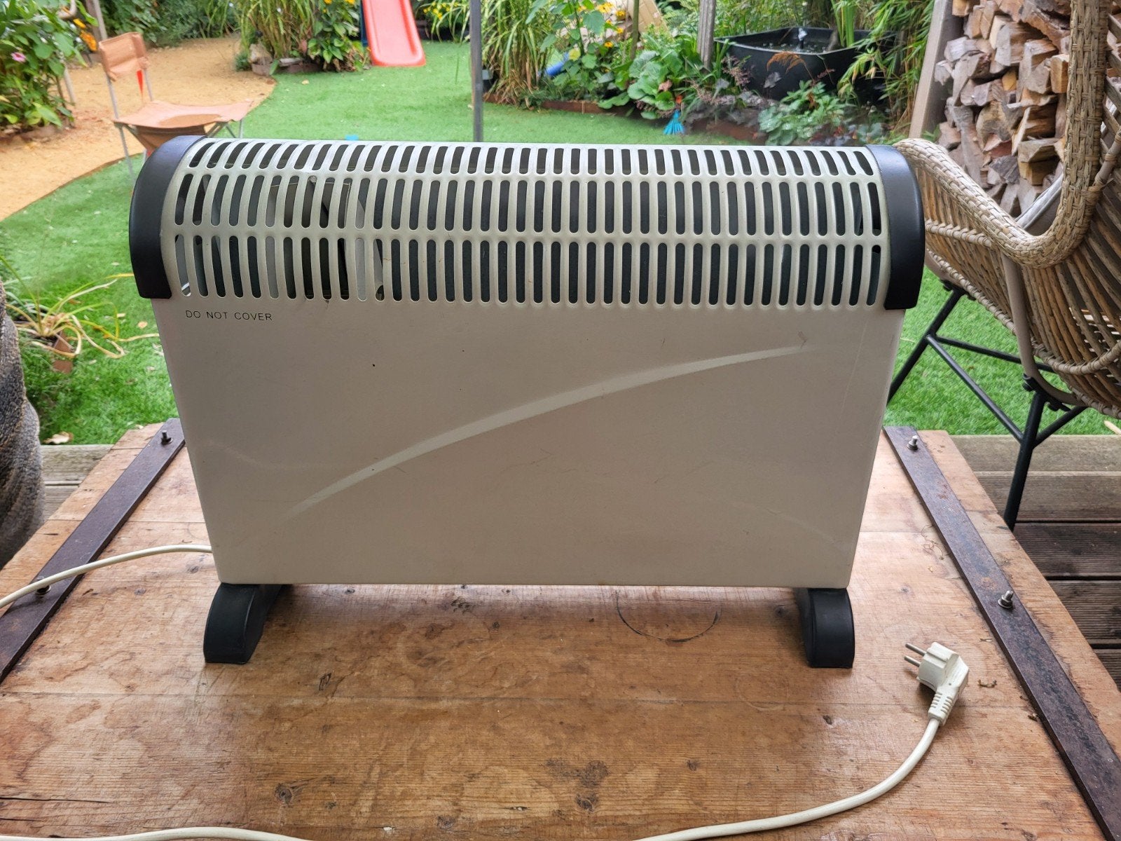 Elektrische kachel 2000W, Ophalen, 30 tot 80 cm, Gebruikt, Kachel