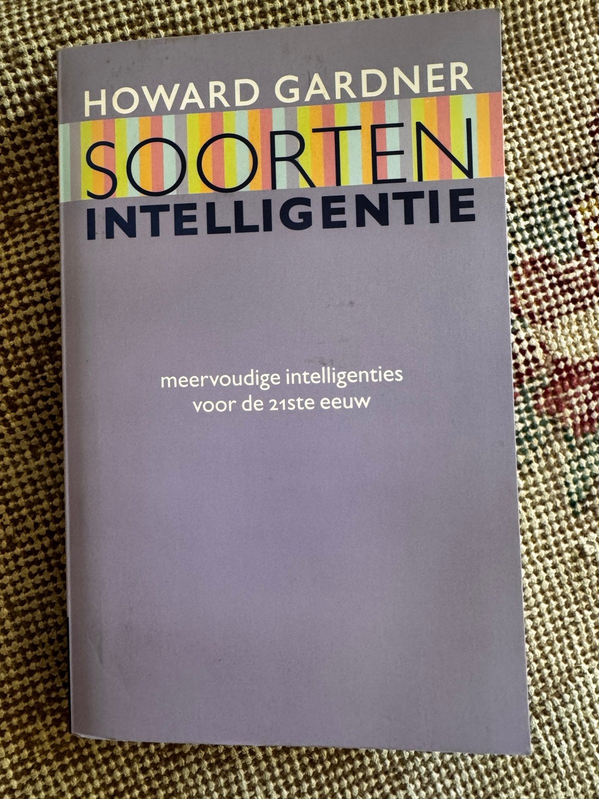 Soorten Intelligentie - Howard Gardner, Ophalen of Verzenden, Zo goed als nieuw, Nederland