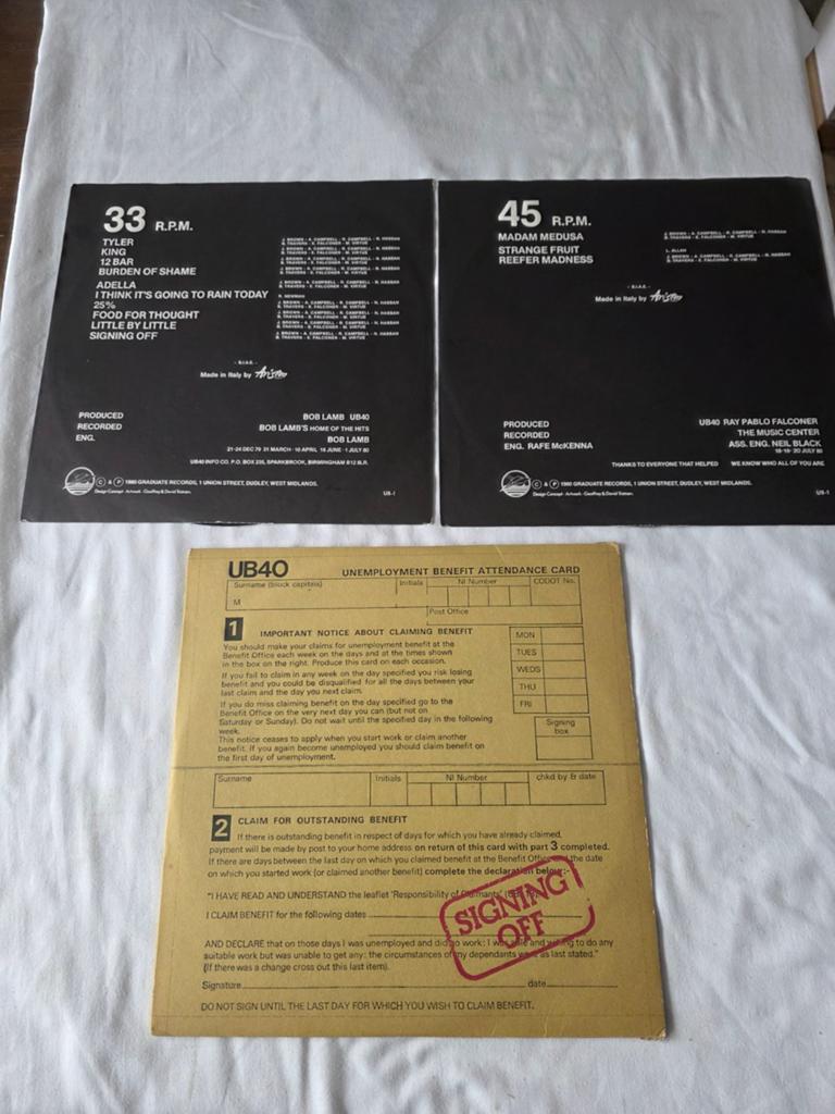 2 LP UB40 Signing Off, Gebruikt, 1980 - 1989, Ophalen of Verzenden, Dubbel-LP