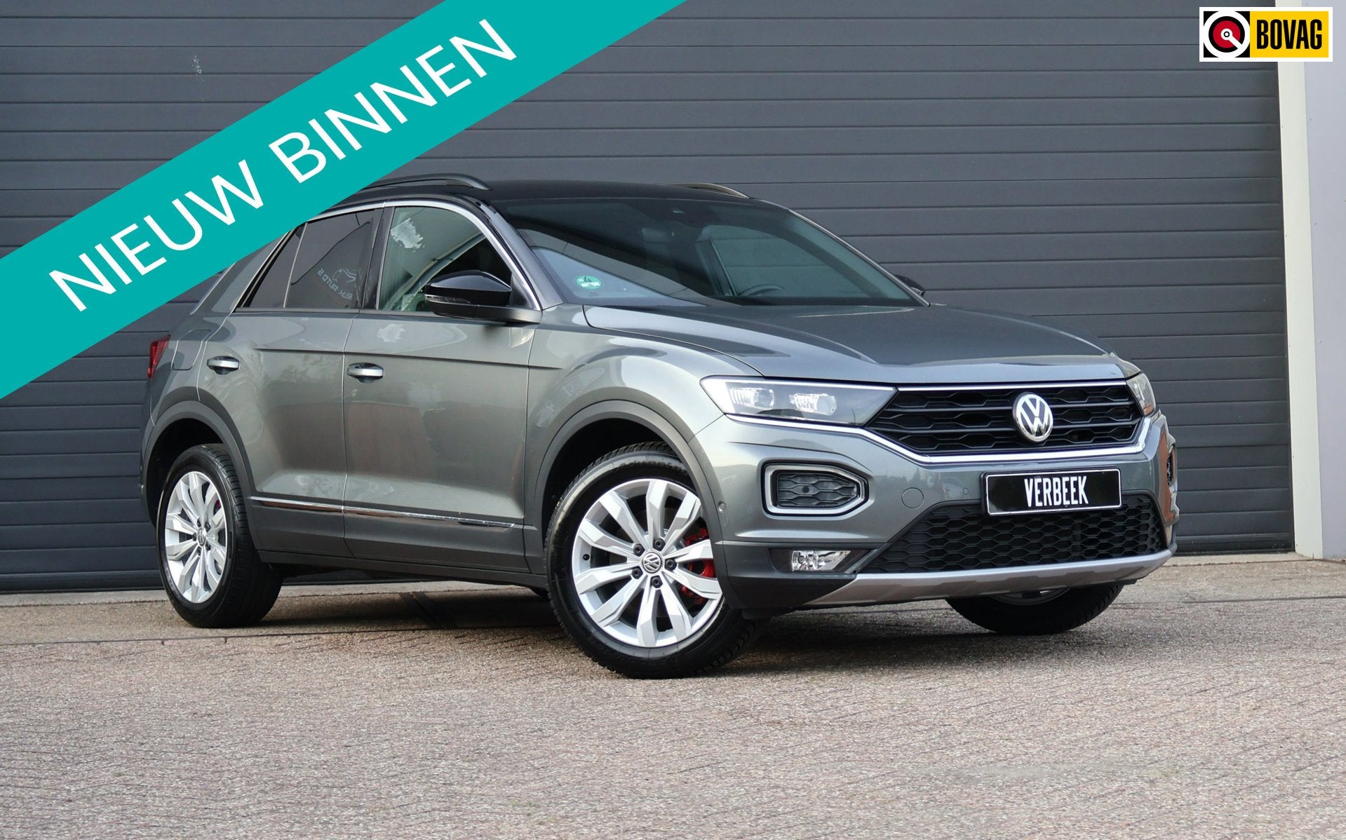 Volkswagen T-Roc 1.5 TSI Sport Led/PDC/Navi/Cruise/Trekhaak/, Dealer onderhouden, Zwart, 4 cilinders, 150 pk