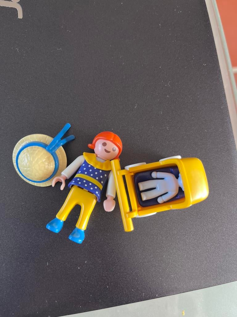 Vintage Playmobil Girl with Pram Set 4584, Ophalen of Verzenden, Zo goed als nieuw, Complete set, Lego