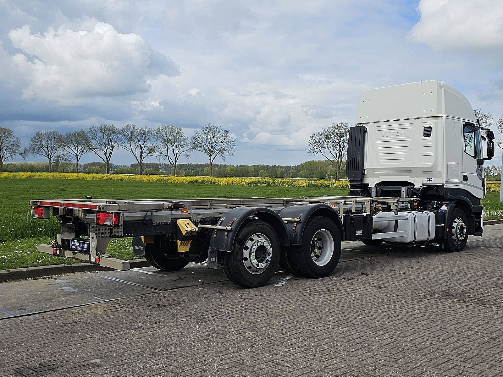 IVECO AS260S42 STRALIS 6x2 intarder alcoa's, Automaat, Euro 6, Iveco, Wit