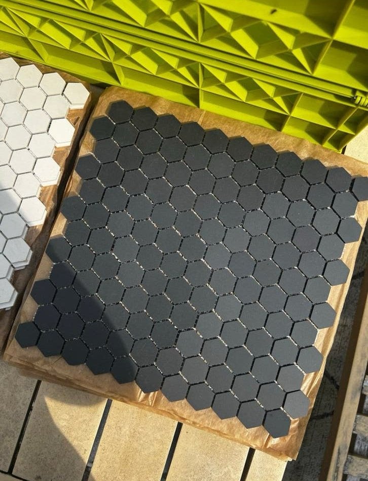 Winckelmans Hexagon Tegels 25x5mm, Ophalen, Keramiek, Nieuw, Minder dan 5 m²