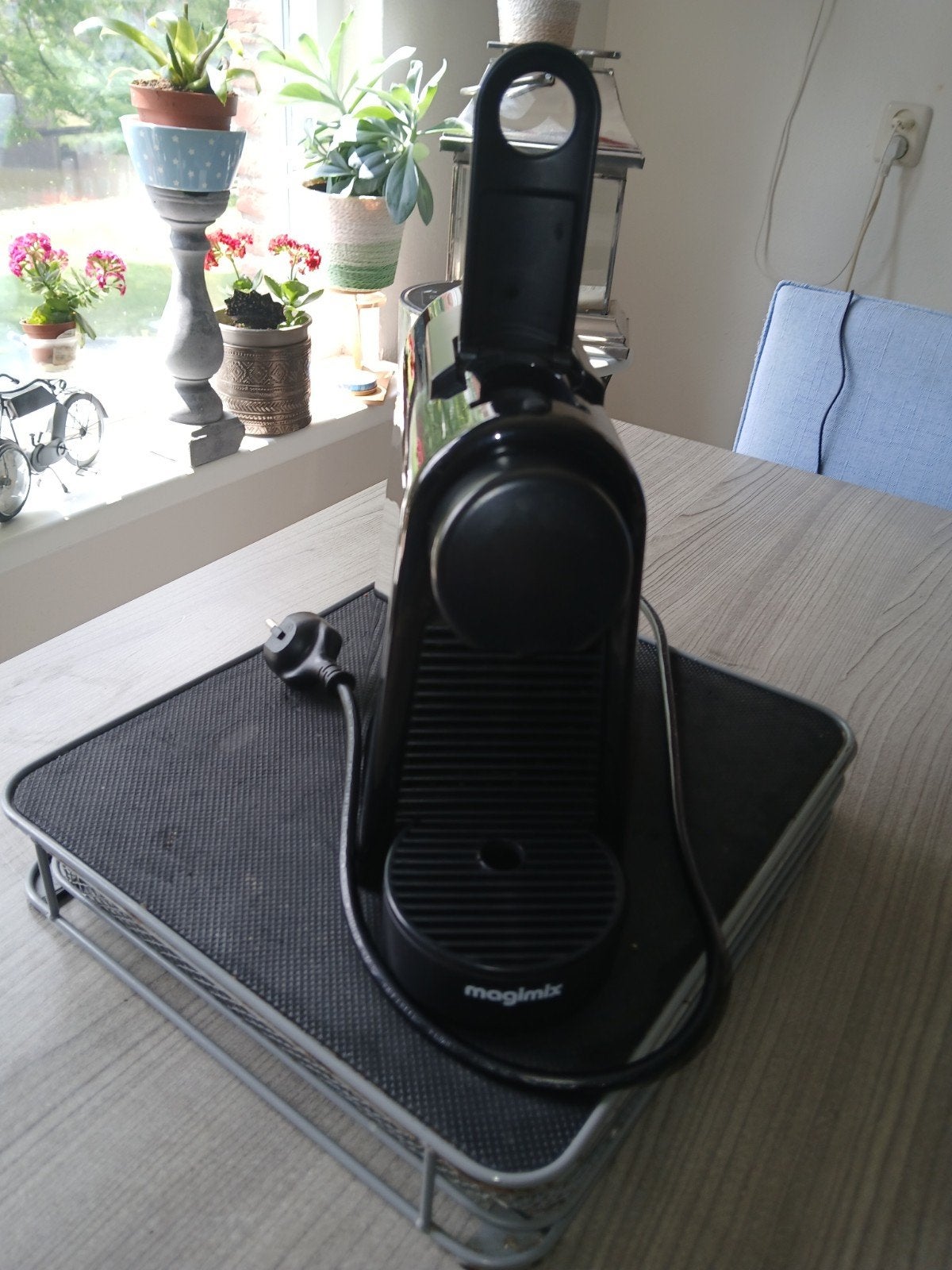 Nespresso Magimix Inissia Koffiecupmachine Zwart, Witgoed en Apparatuur, Koffiezetapparaten, Gebruikt, Espresso apparaat, Ophalen of Verzenden