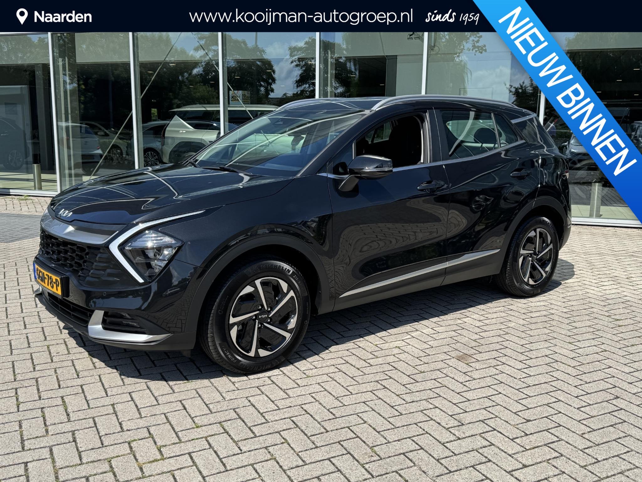 Kia Sportage 1.6 T-GDi Hybrid DynamicLine Nav|Camera|Lmv, Auto's, Kia, Stof, Gebruikt, Euro 6, 4 cilinders