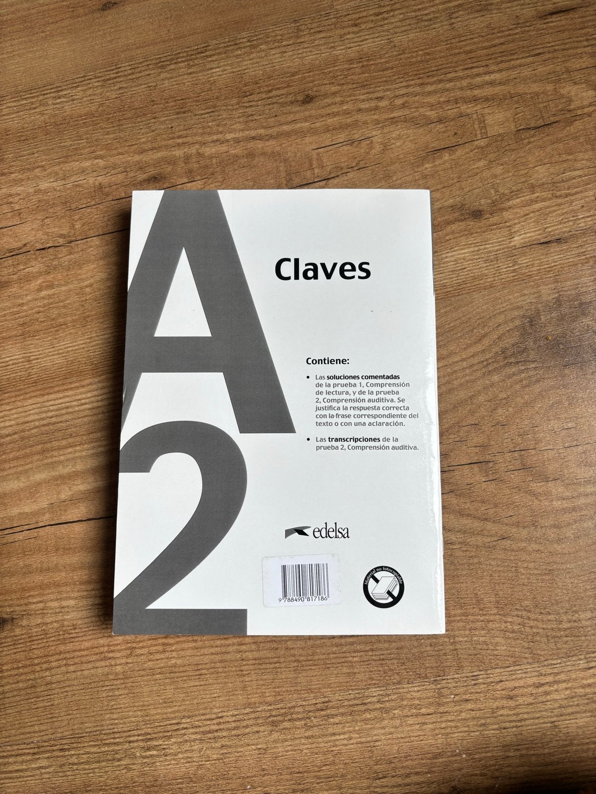 DELE A2 Claves - Voorbereiding Spaans examen, Boeken, Taal | Spaans, Zo goed als nieuw, Non-fictie, Ophalen of Verzenden