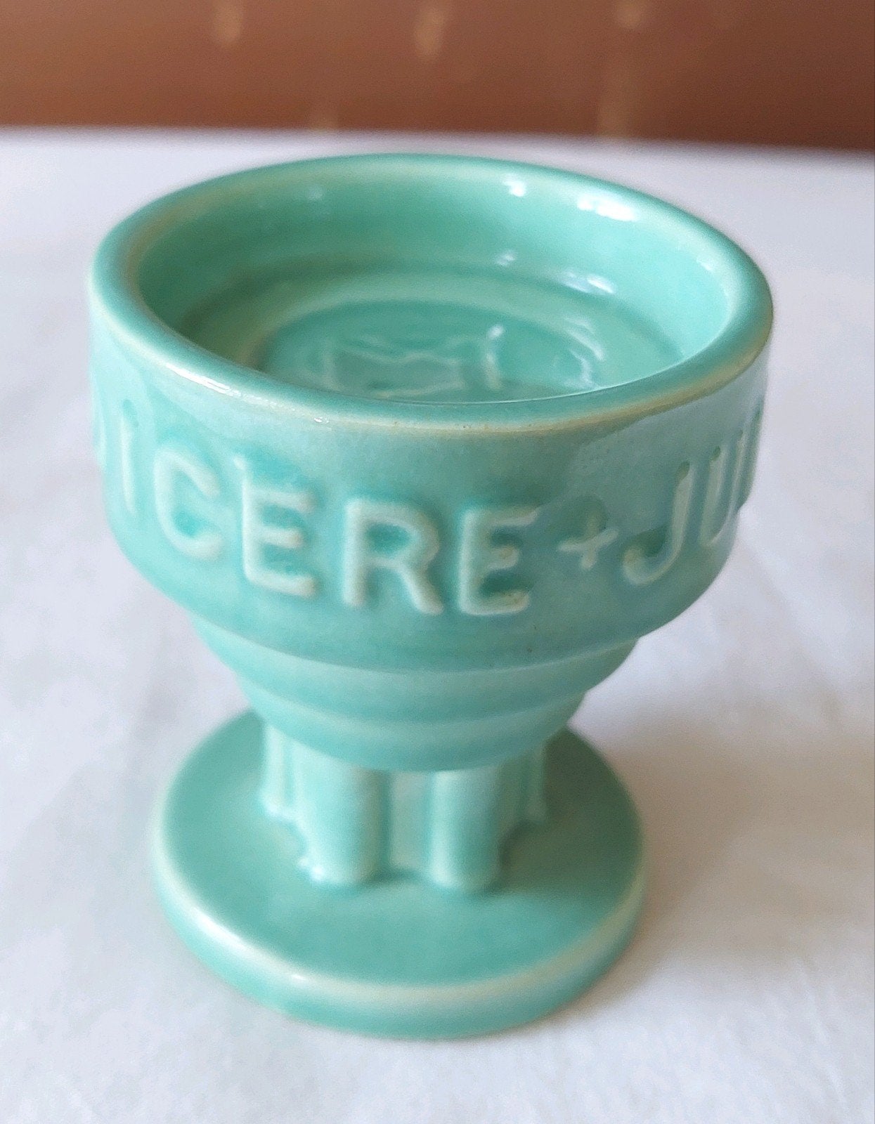 Plateel Zuid Holland antiek keramiek miniatuur doofpot, Ophalen of Verzenden