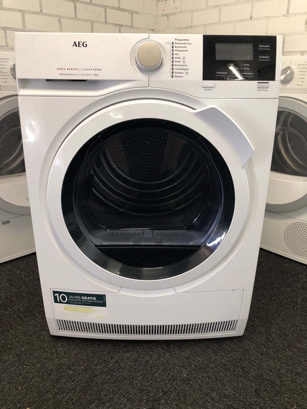 DAG DEAL €299 A+++ 8kg Warmtepomp droger AEG 8000series, Ophalen, Minder dan 85 cm, Overige typen, 8 tot 10 kg