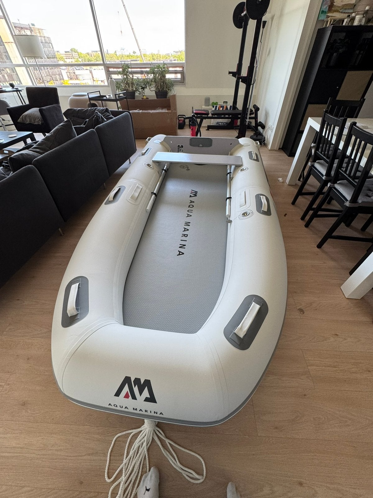 Aqua Marina U-Deluxe 350 | Inflatable Boat + Motor