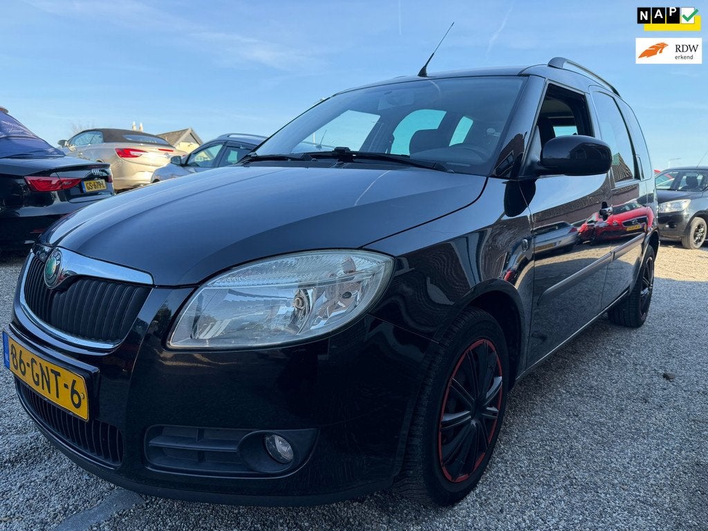 Skoda Roomster 1.4-16V Navigator Airco Cruise Bluetooth Pion, Voorwielaandrijving, Gebruikt, 4 cilinders, Roomster