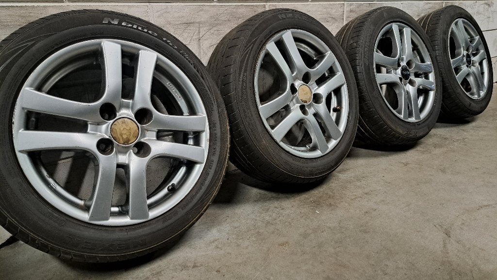 Lichtmetalen velgen Karl Corsa Astra Kalos Lanos 185/55/15, Auto-onderdelen, Gebruikt, 15 inch, Banden en Velgen, Personenwagen