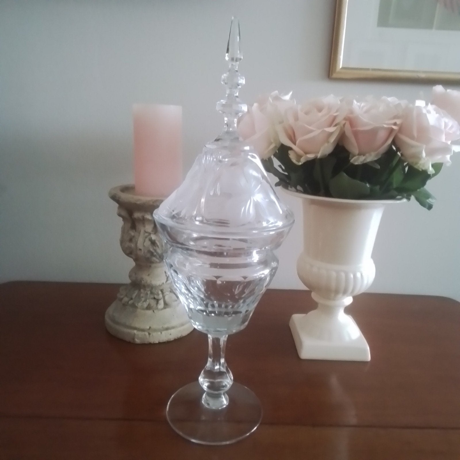 Oude hoge pot met deksel, Ophalen of Verzenden