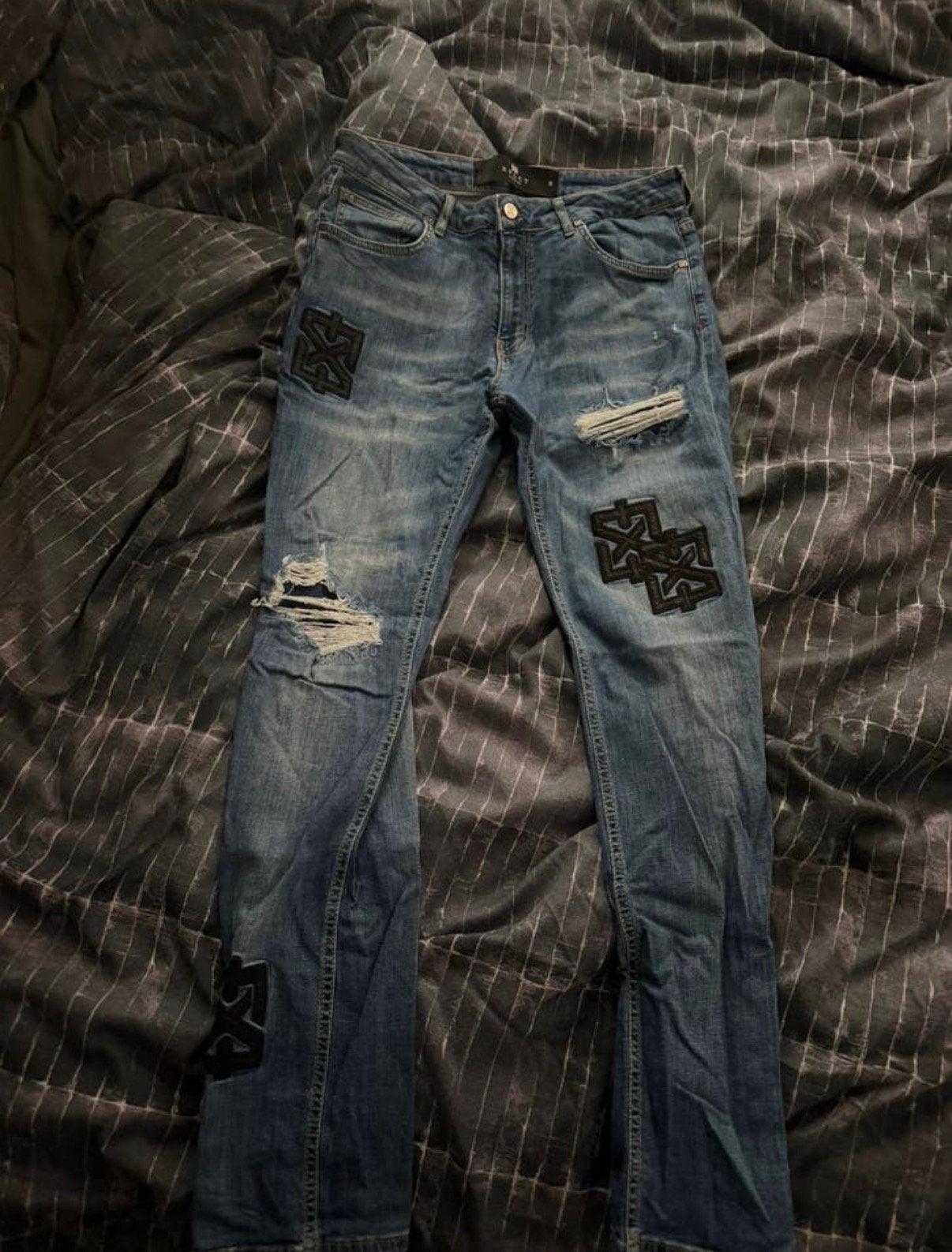XPLCT Broek, Ophalen of Verzenden, Zo goed als nieuw, Blauw, W33 - W34 (confectie 48/50)