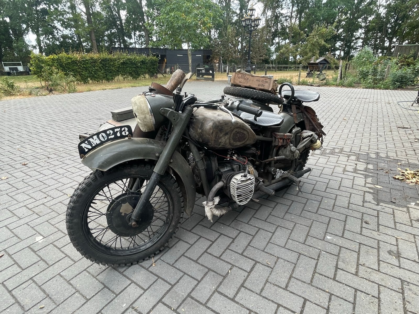 Ural dnper k750 1964  zijspan, Motoren, Motoren | Oldtimers, 2 cilinders, Gebruikt, Overig, Handgeschakeld